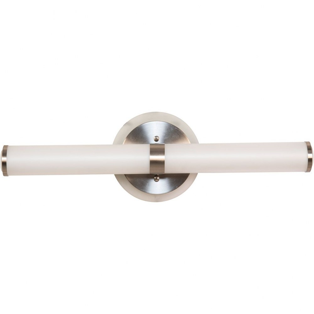 Craftmade Lighting-12220BNK-LED-Flip 1 Light Modern/Modern & Contemporary Bath Vanity - 20 inches wide by 6.25 inches high   Brushed Polished Nickel Finish with White Frosted Glass
