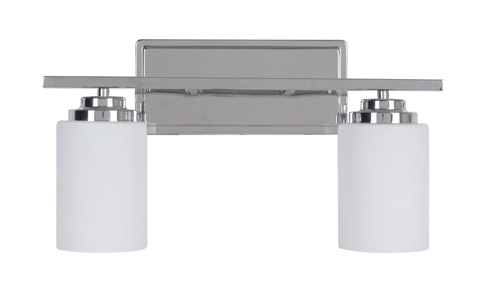 Craftmade Lighting-39702-CH-Albany 2 Light Bath Vanity - 17.32 inches wide by 9.61 inches high   Albany 2 Light Bath Vanity - 17.32 inches wide by 9.61 inches high