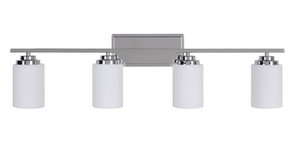 Craftmade Lighting-39704-CH-Albany 4 Light Bath Vanity - 35.04 inches wide by 9.61 inches high   Albany 4 Light Bath Vanity - 35.04 inches wide by 9.61 inches high