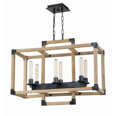 Craftmade Lighting 41526 Cubic Six Light Linear Chandelier