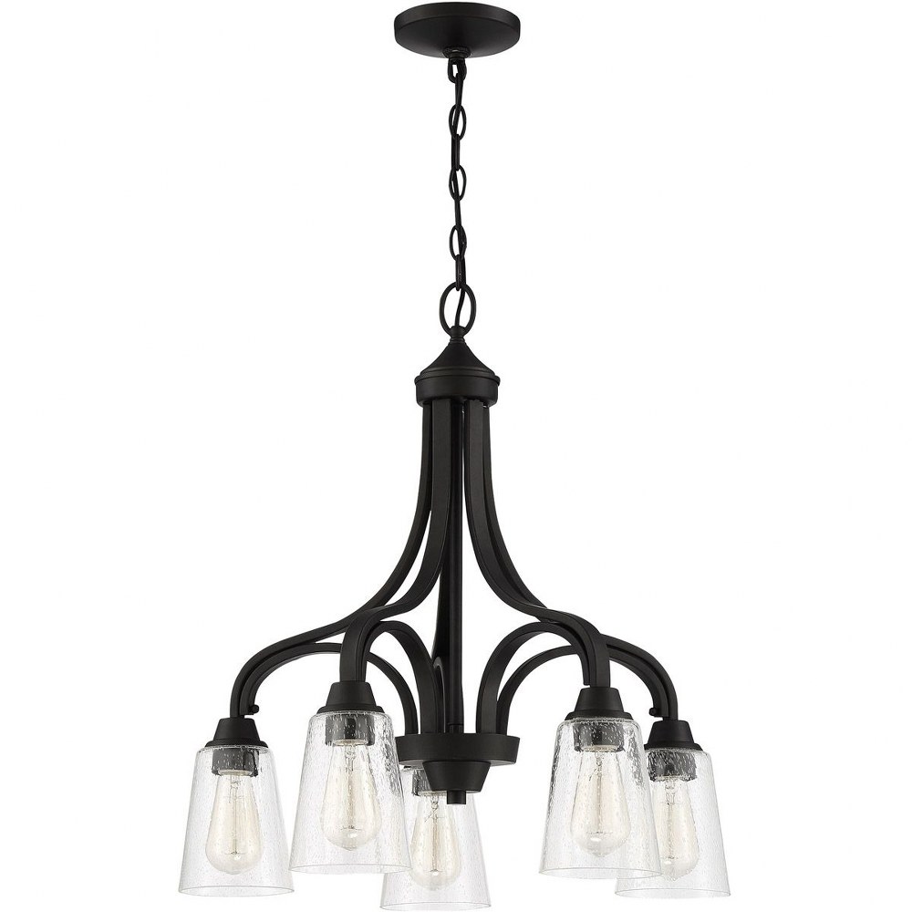 Craftmade Lighting-41915-ESP-CS-Grace - Five Light Down Chandelier - 24 inches wide by 24 inches high   Grace - Five Light Down Chandelier - 24 inches wide by 24 inches high