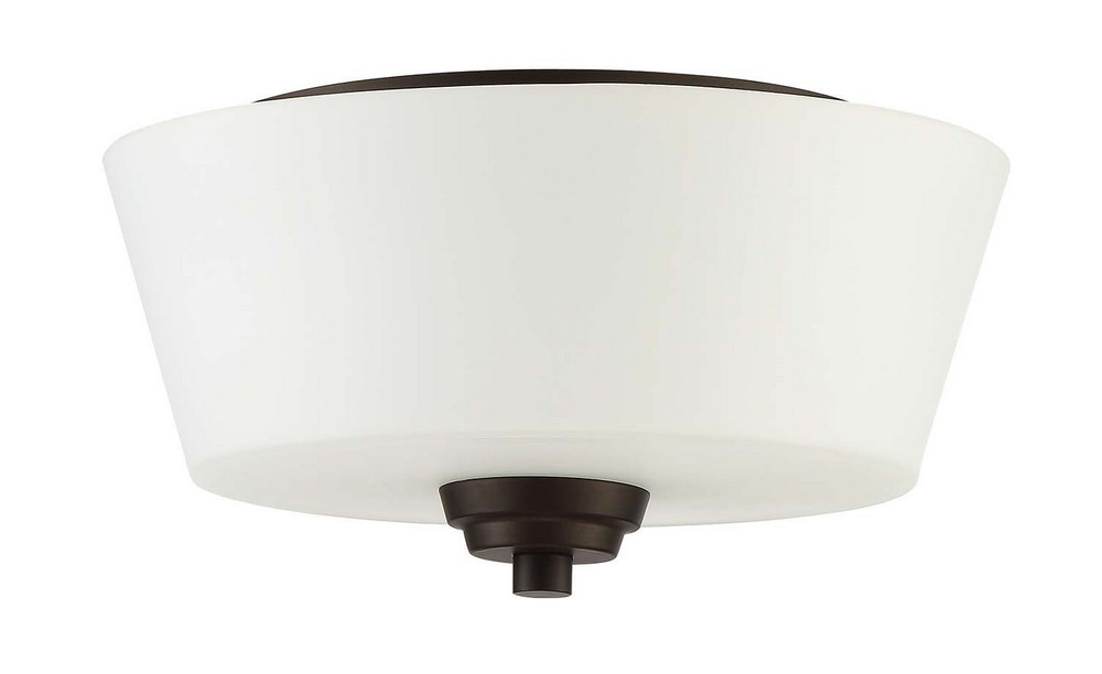 Craftmade Lighting-41982-ESP-Grace - Two Light Flush Mount - 13 inches wide by 7.5 inches high   Grace - Two Light Flush Mount - 13 inches wide by 7.5 inches high