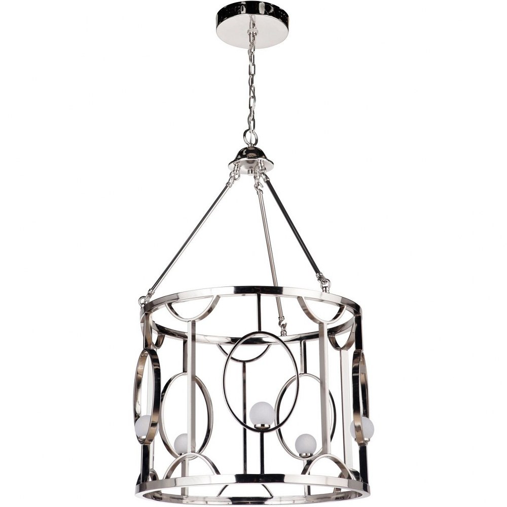 Craftmade Lighting-49035-PLN-LED-Indy - 75W 5 LED Foyer - 23 inches wide by 37 inches high   Polished Nickel Finish