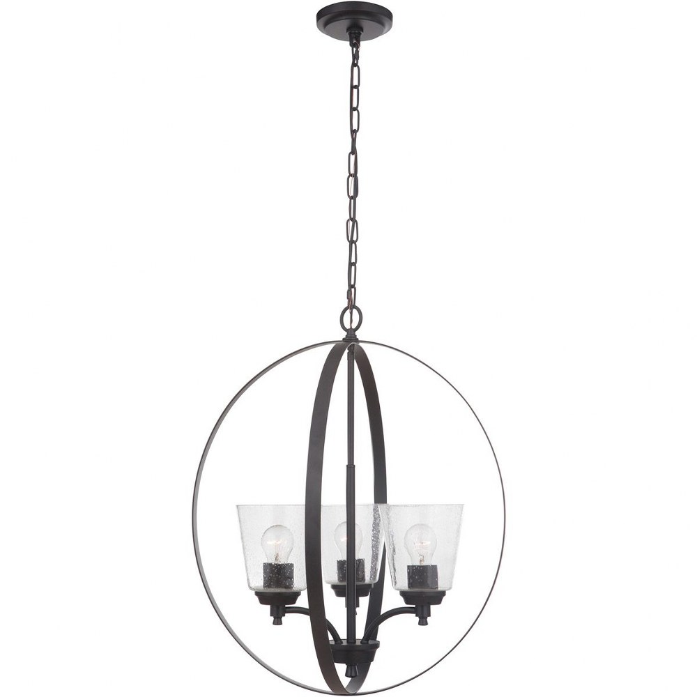 Craftmade Lighting-50233-FB-Tyler - Three Light Foyer in Transitional Style - 21 inches wide by 25.25 inches high   Tyler - Three Light Foyer in Transitional Style - 21 inches wide by 25.25 inches hig