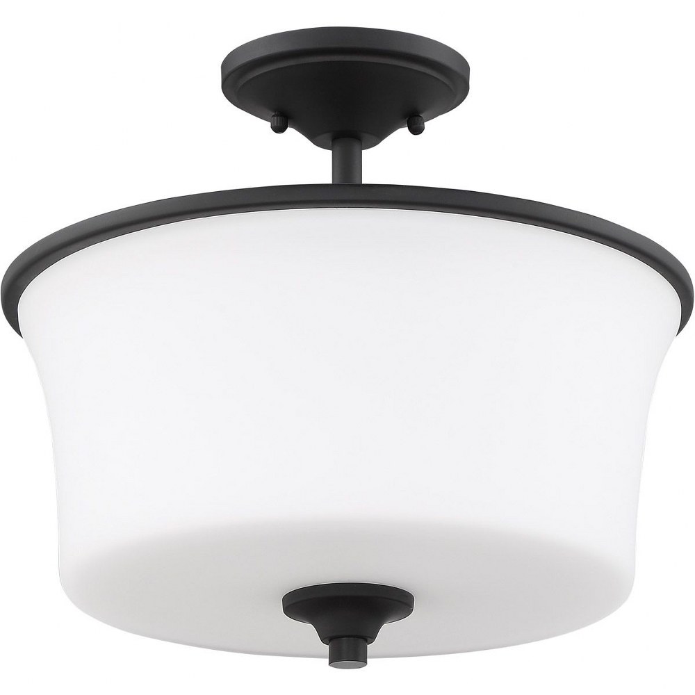 Craftmade Lighting-50452-FB-WG-Gwyneth - Two Light Convertible Semi-Flush Mount in Traditional Style - 13 inches wide by 15 inches high   Gwyneth - Two Light Convertible Semi-Flush Mount in Traditiona