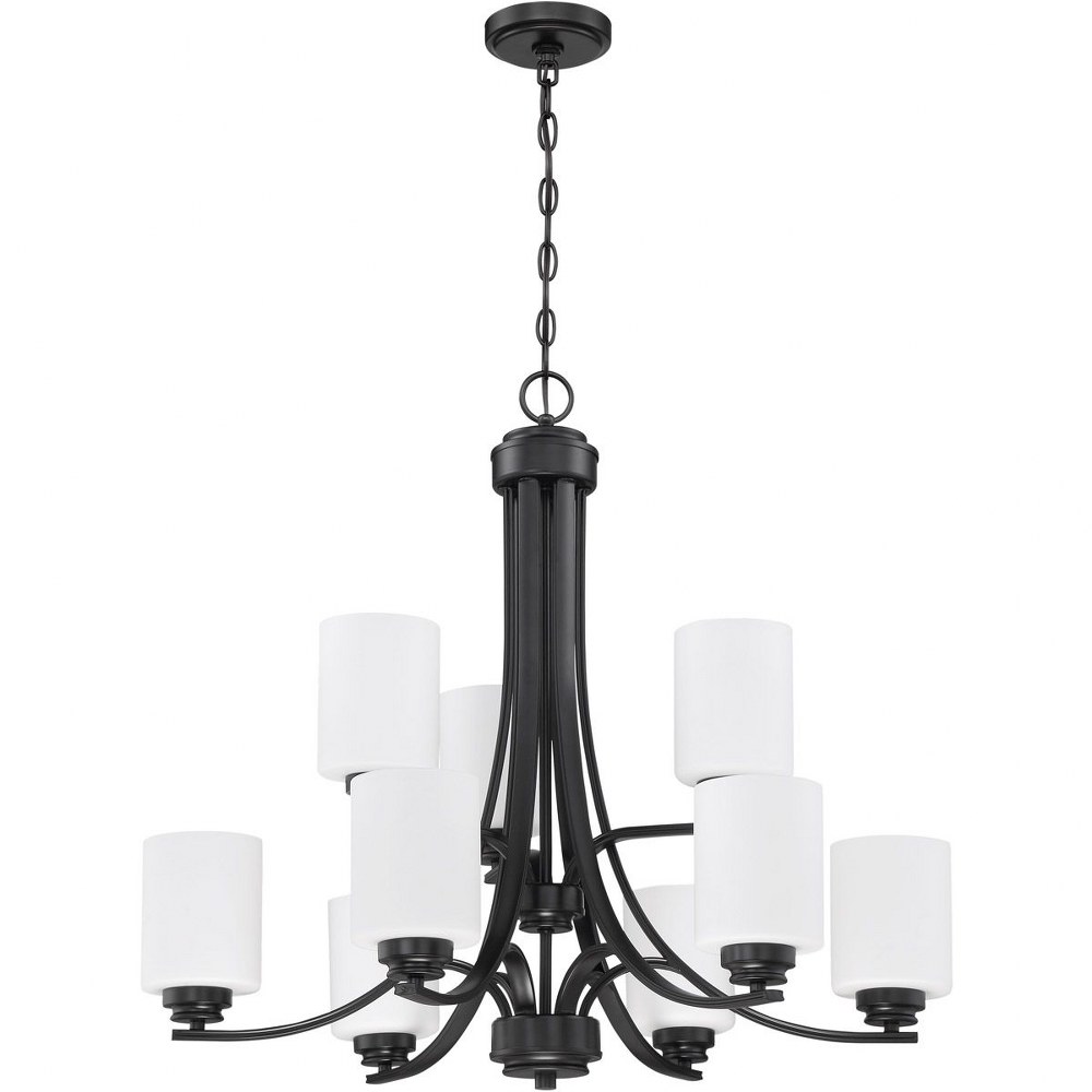 Craftmade Lighting-50529-FB-WG-Bolden - Nine Light 2-Tier Chandelier in Transitional Style - 29 inches wide by 26.5 inches high   Bolden - Nine Light 2-Tier Chandelier in Transitional Style - 29 inche