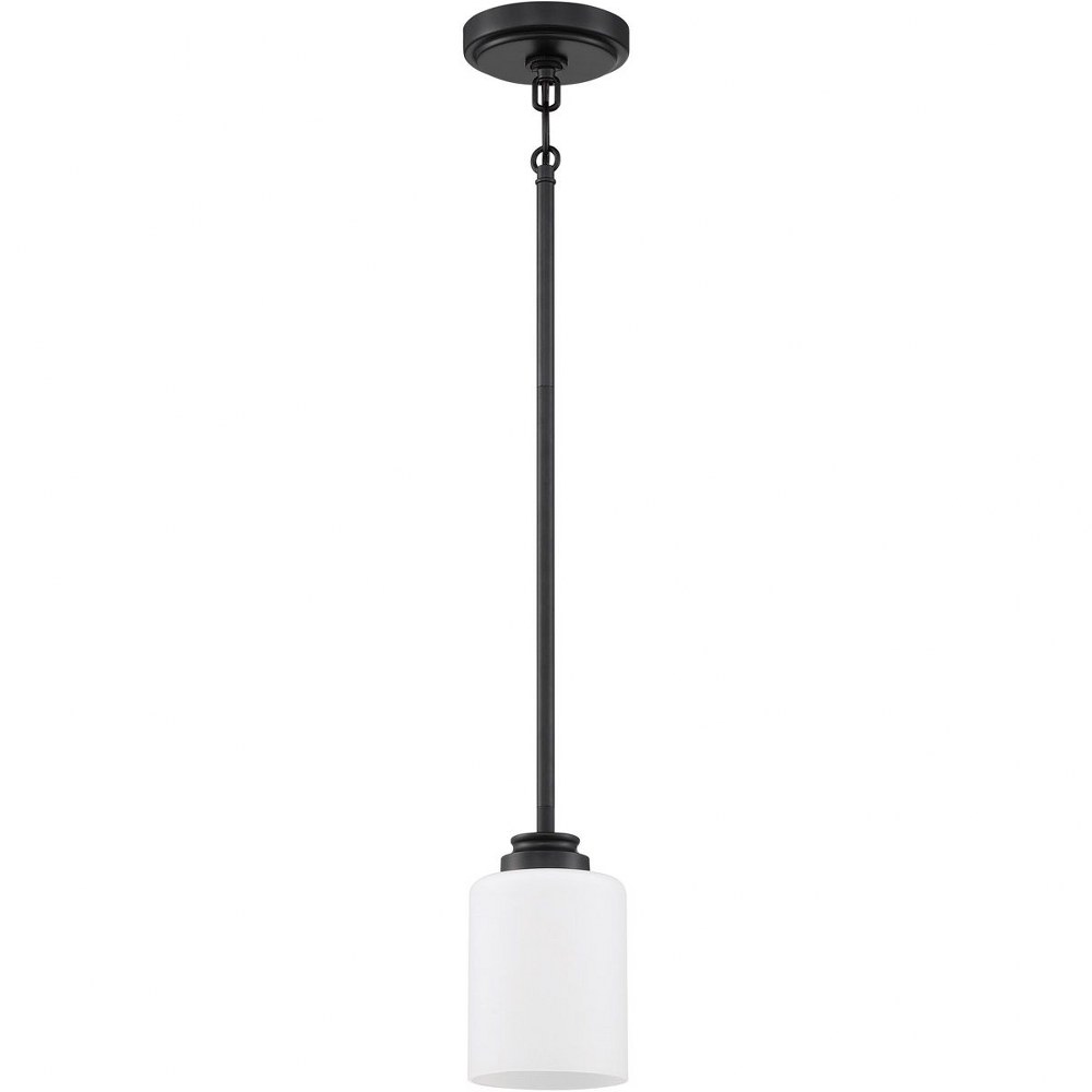 Craftmade Lighting-50591-FB-WG-Bolden - One Light Mini Pendant in Transitional Style - 5 inches wide by 7.25 inches high   Bolden - One Light Mini Pendant in Transitional Style - 5 inches wide by 7.25