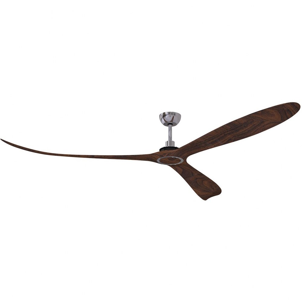 Craftmade Lighting-CVL100TI3-WAL-Cavallo - Ceiling Fan in Contemporary Outdoor Style - 100 inches wide by 15.19 inches high   Titanium Finish with Walnut Blade Finish