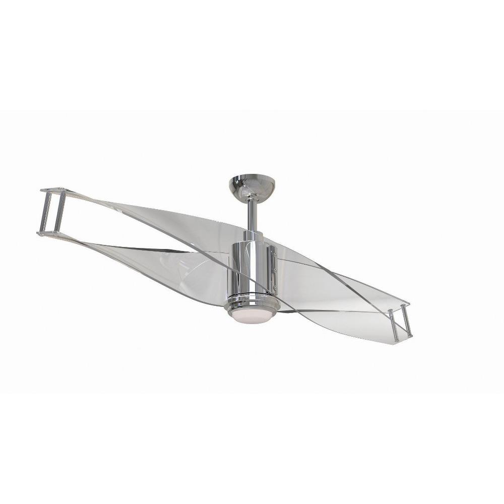 Craftmade Lighting Ilu56pln2 Illusion 56 Inch Ceiling Fan With Light Kit
