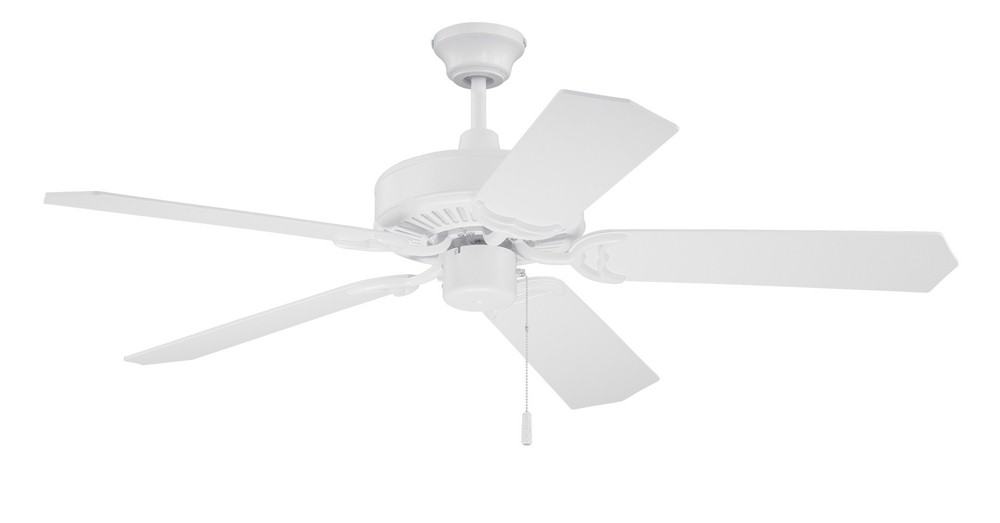 Craftmade Lighting-K11295-Pro Energy Star - Ceiling Fan - 52 inches wide by 13.05 inches high   White Finish with White Blade Finish