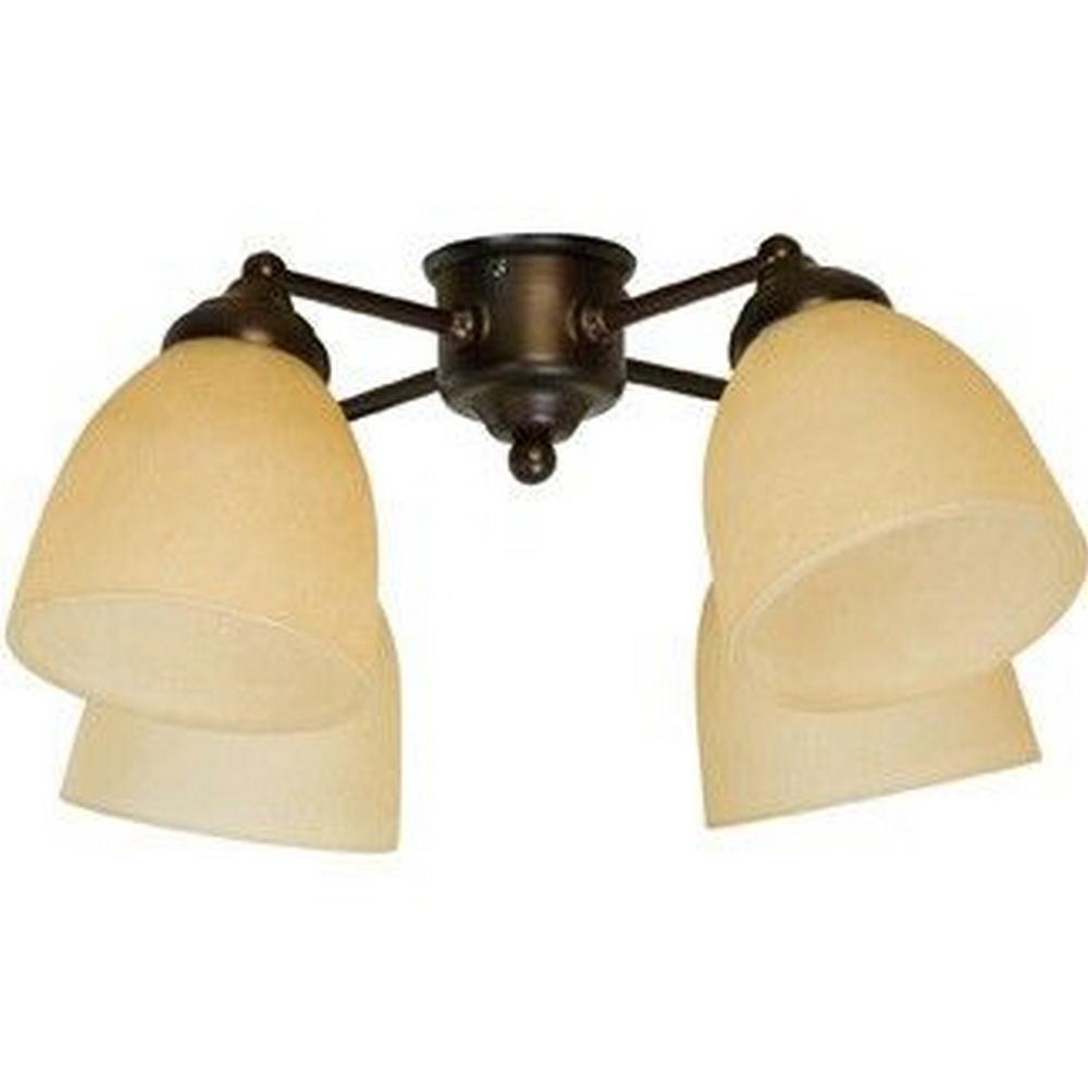 Universal Four Light Ceiling Fan Light Kit