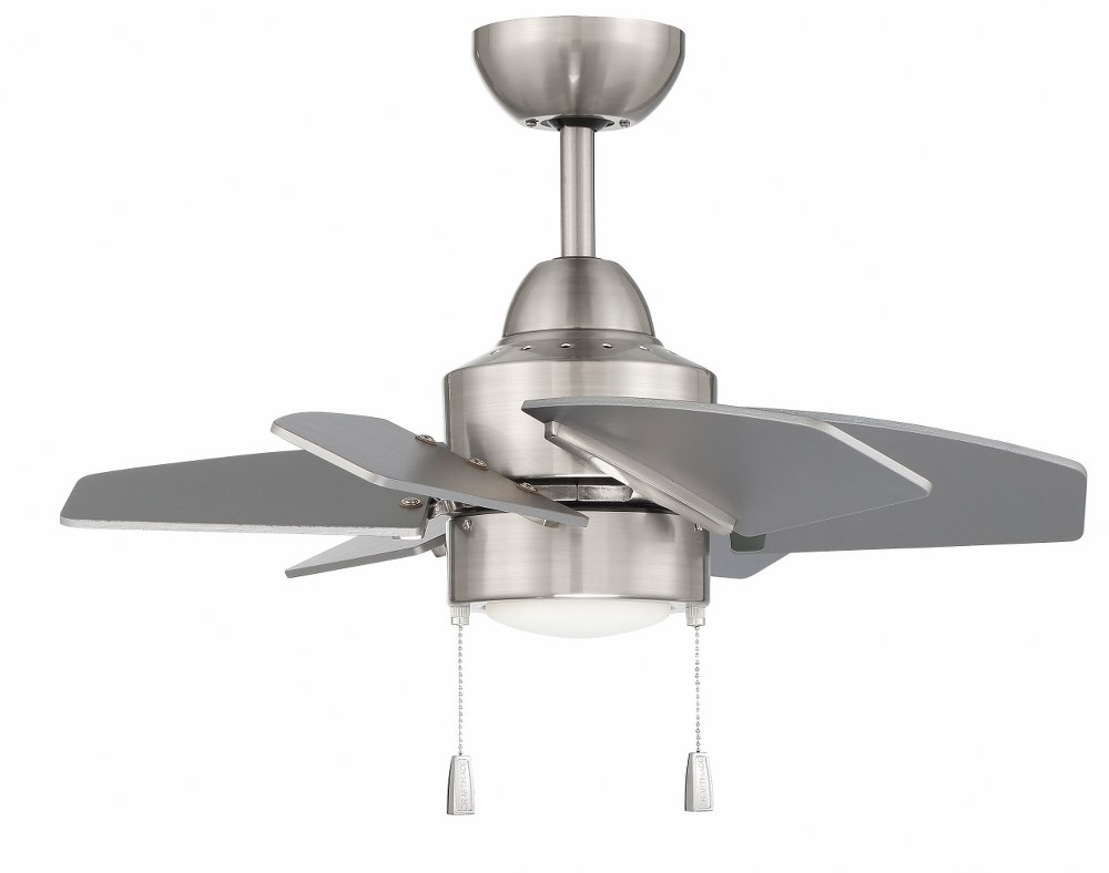 24 Inch 6 Blade Ceiling Fan with Light Kit