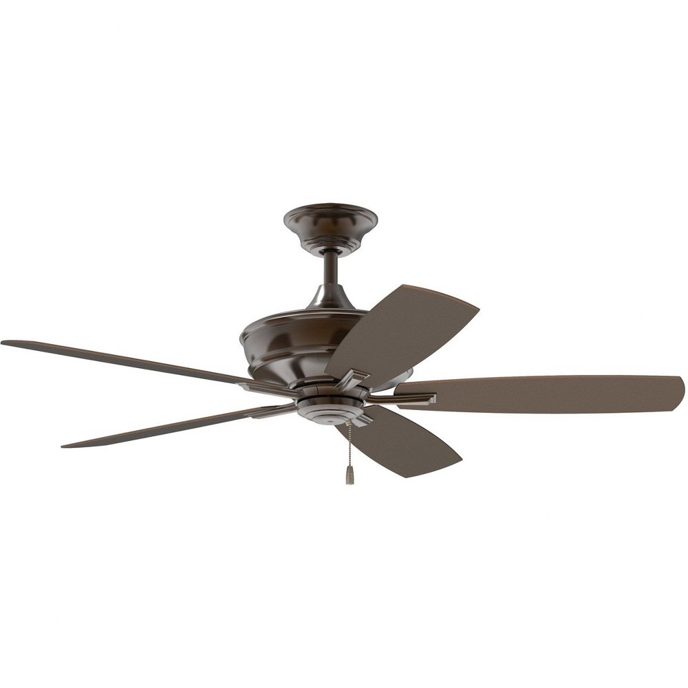Craftmade Lighting-SLN56OB5-Sloan - Ceiling Fan in Transitional Style - 56 inches wide by 16.61 inches high   Oiled Bronze Finish with Oiled Bronze/Dark Cedar Blade Finish