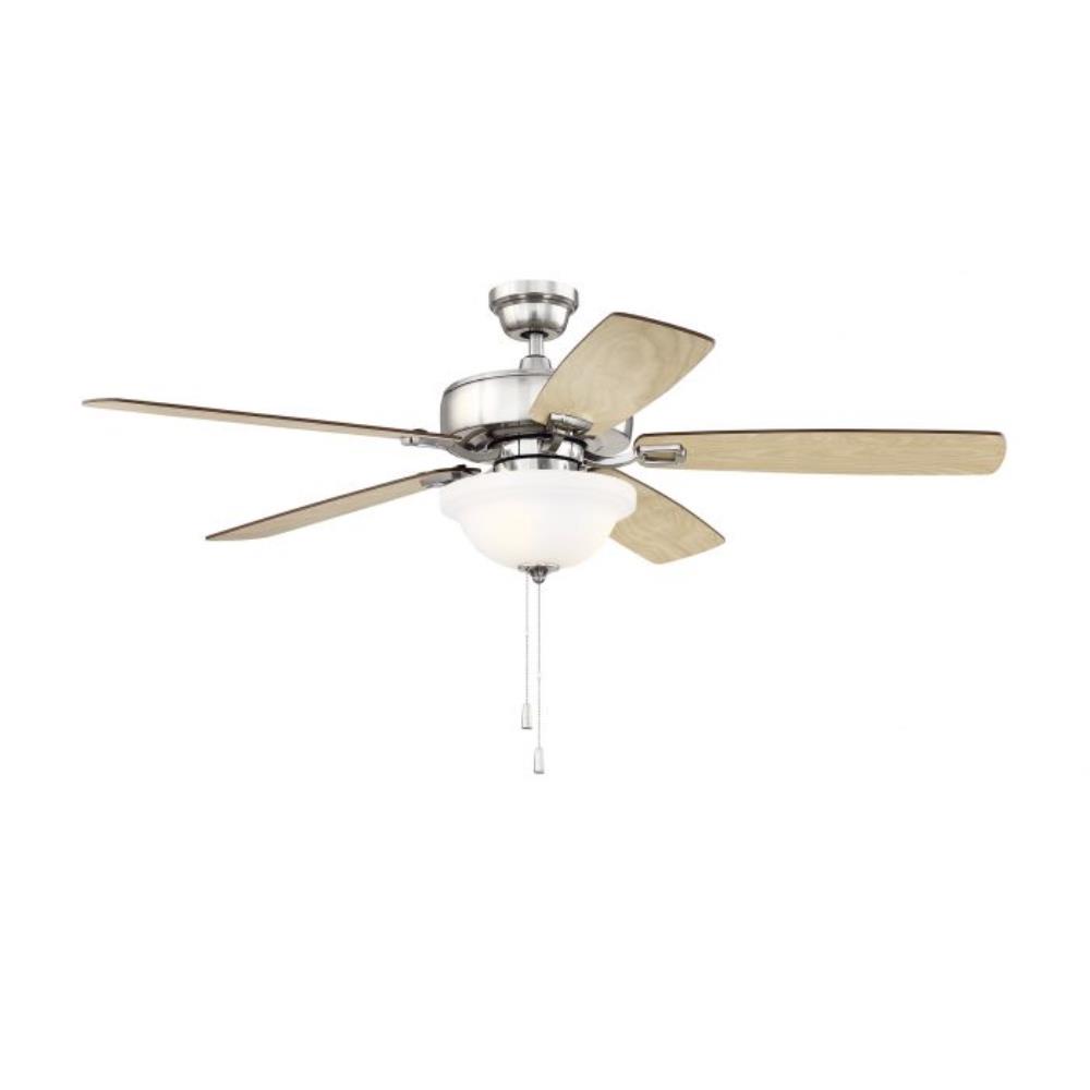 Craftmade Lighting Tce525c1 Twist N Click 52 Inch Ceiling Fan With Light Kit
