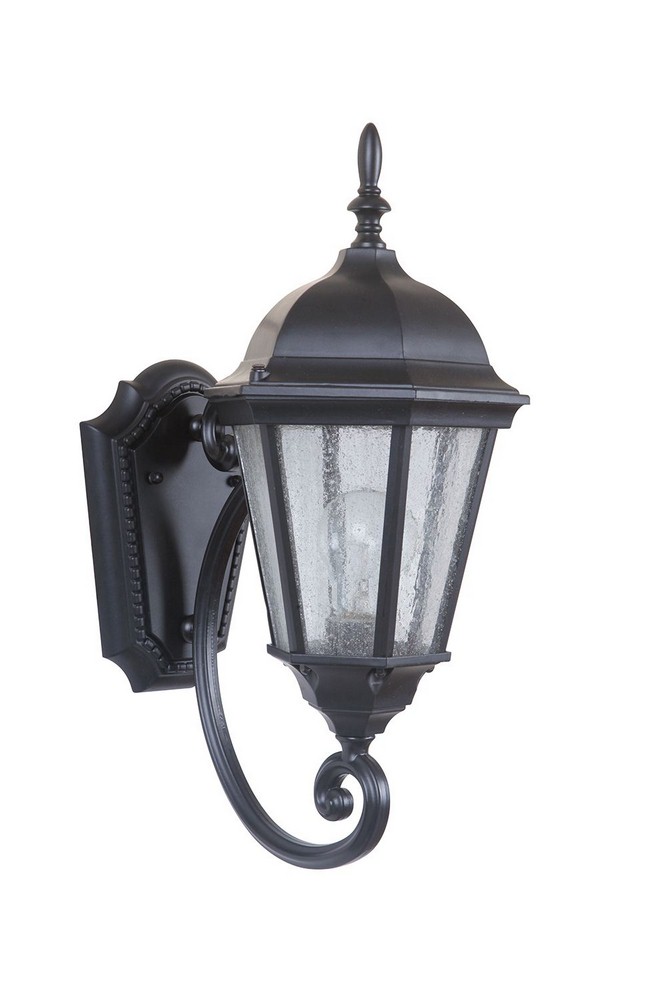 Craftmade Lighting-Z2950-MN-Newberg - One Light Outdoor Small Wall Mount in Traditional Style - 8 inches wide by 17.63 inches high   Newberg - One Light Outdoor Small Wall Mount in Traditional Style -