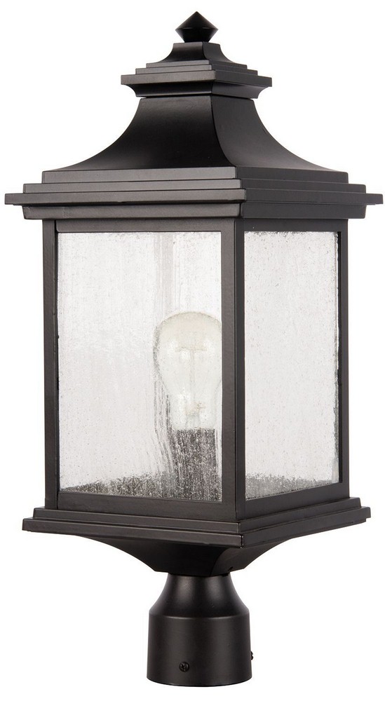 Craftmade Lighting-Z3215-MN-Gentry - One Light Outdoor Post Mount in Traditional Style - 8.5 inches wide by 20.38 inches high   Gentry - One Light Outdoor Post Mount in Traditional Style - 8.5 inches 