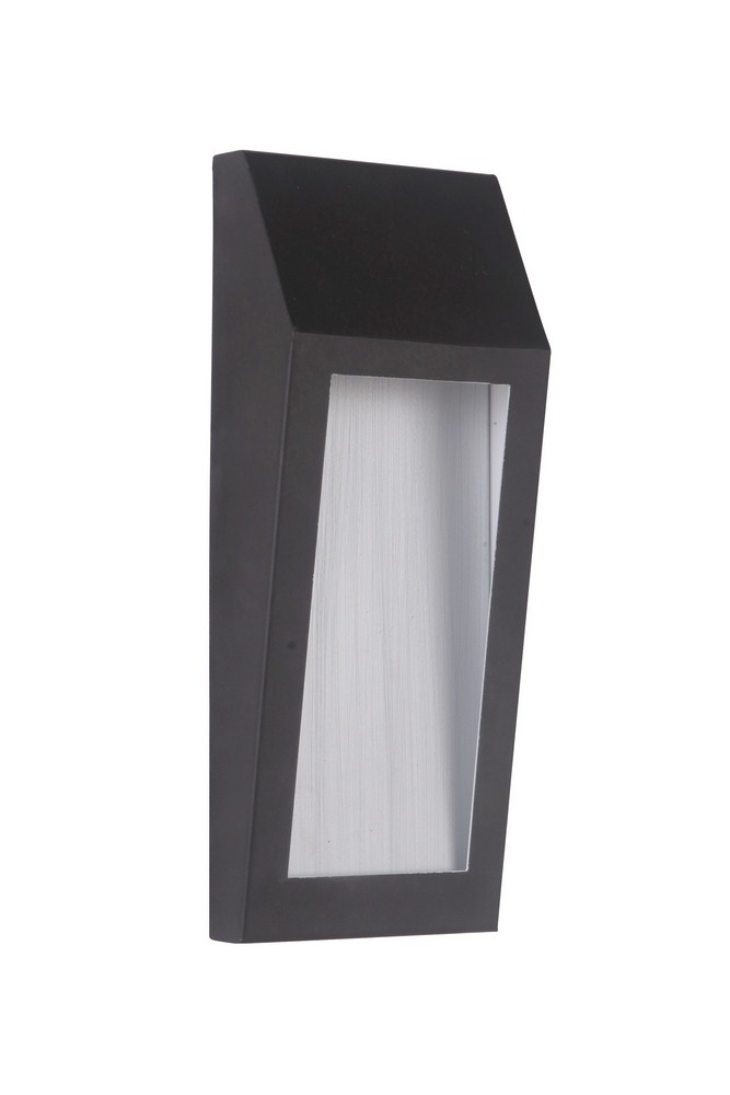 Craftmade Lighting-Z9302-OBO-LED-Wedge - 7.5W 1 LED Small Outdoor Pocket Wall Lantern in Modern Style - 4.5 inches wide by 11 inches high   Oiled Bronze Finish