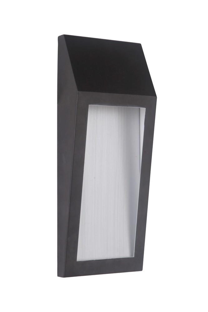 Craftmade Lighting-Z9312-OBO-LED-Wedge - 9W 1 LED Medium Outdoor Pocket Wall Lantern in Modern Style - 6.5 inches wide by 15.25 inches high   Oiled Bronze Finish