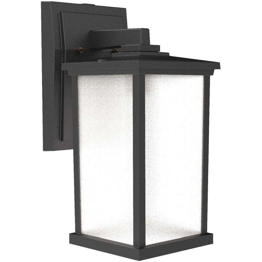 Craftmade Lighting-ZA2414-BZ-Outdoor Wall Lantern Transitional Polymer Approved for Wet Locations in Transitional Style - 6 inches wide by 15 inches high   Bronze Finish with Frosted Glass