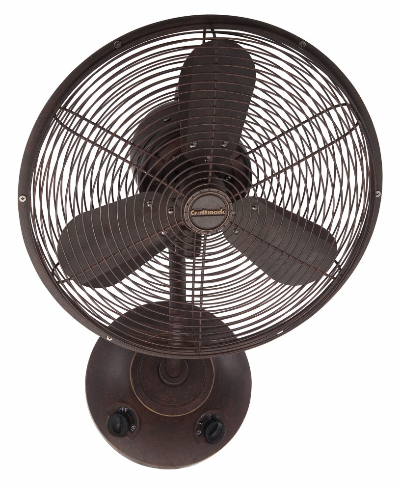 Craftmade Lighting-BW116AG3-Bellows I - 16 Inch Wall Mount Fan   Aged Bronze Finish