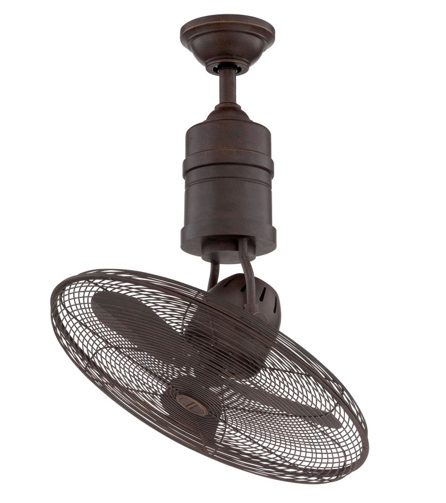 Craftmade Lighting-BW321AG3-Bellows III - 21 Inch Rotating Cage Ceiling Fan   Aged Bronze Finish