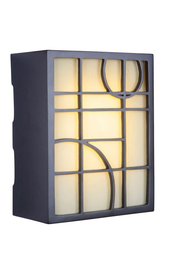 Craftmade Lighting-ICH1660-OB-LED Outdoor Geometric Chine - 8.25 inches wide by 10.32 inches high   Oiled Bronze Finish with Frosted Glass