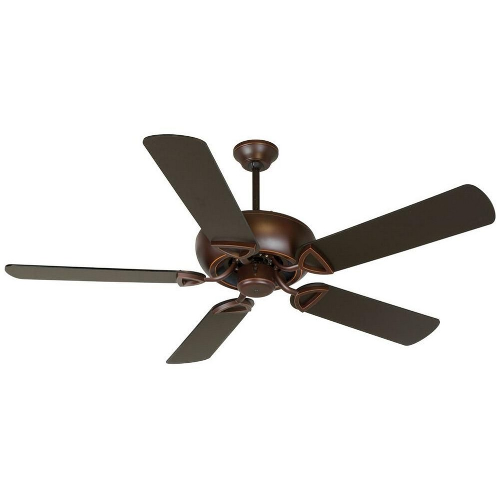 Craftmade Lighting-K10519-Leeward - 52 Inch Ceiling Fan   Oiled Bronze Gilded Finish with Brown Blade Finish