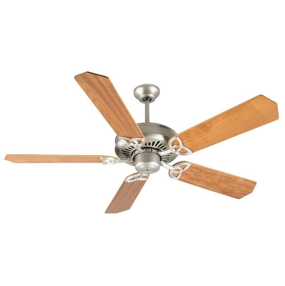 Craftmade Lighting-K10824-American Tradition - Ceiling Fan - 52 inches wide by 11.61 inches high   Brushed Nickel Finish with Wood Walnut Blade Finish