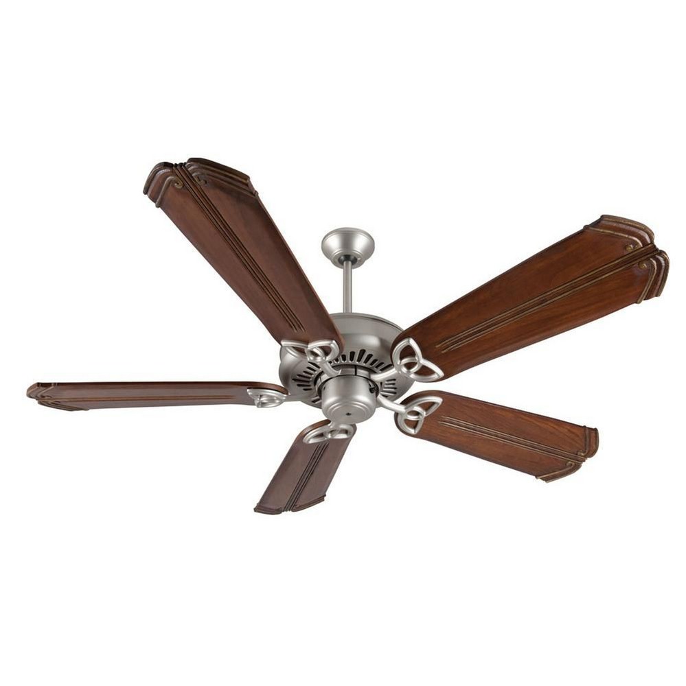 Craftmade Lighting-K10830-American Tradition - Ceiling Fan - 56 inches wide by 8.66 inches high   Brushed Nickel Finish with Chamberlain Oak Blade Finish