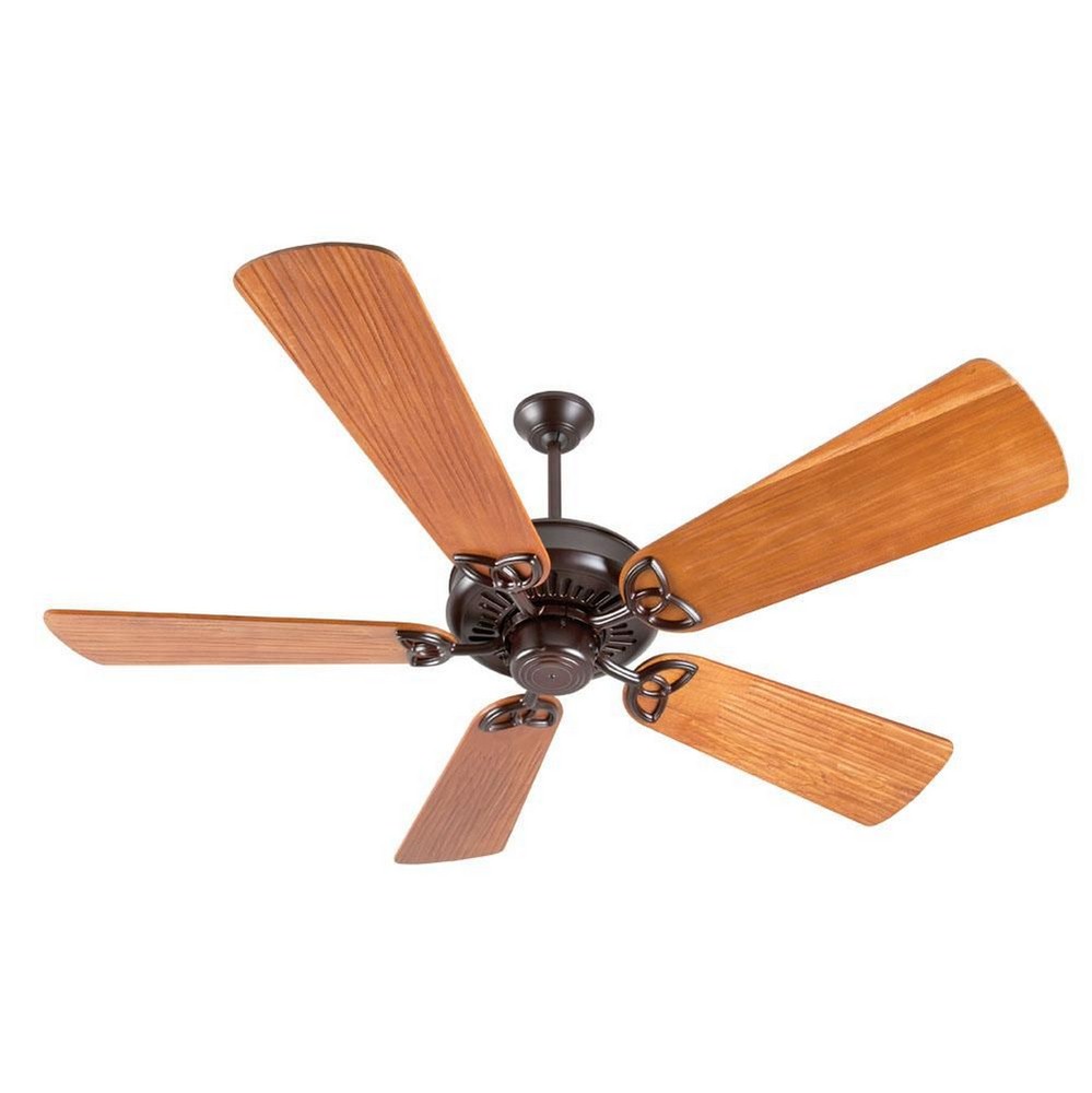 Craftmade Lighting-K10837-American Tradition - Ceiling Fan - 54 inches wide by 8.66 inches high   Oiled Bronze Finish with Teak Blade Finish