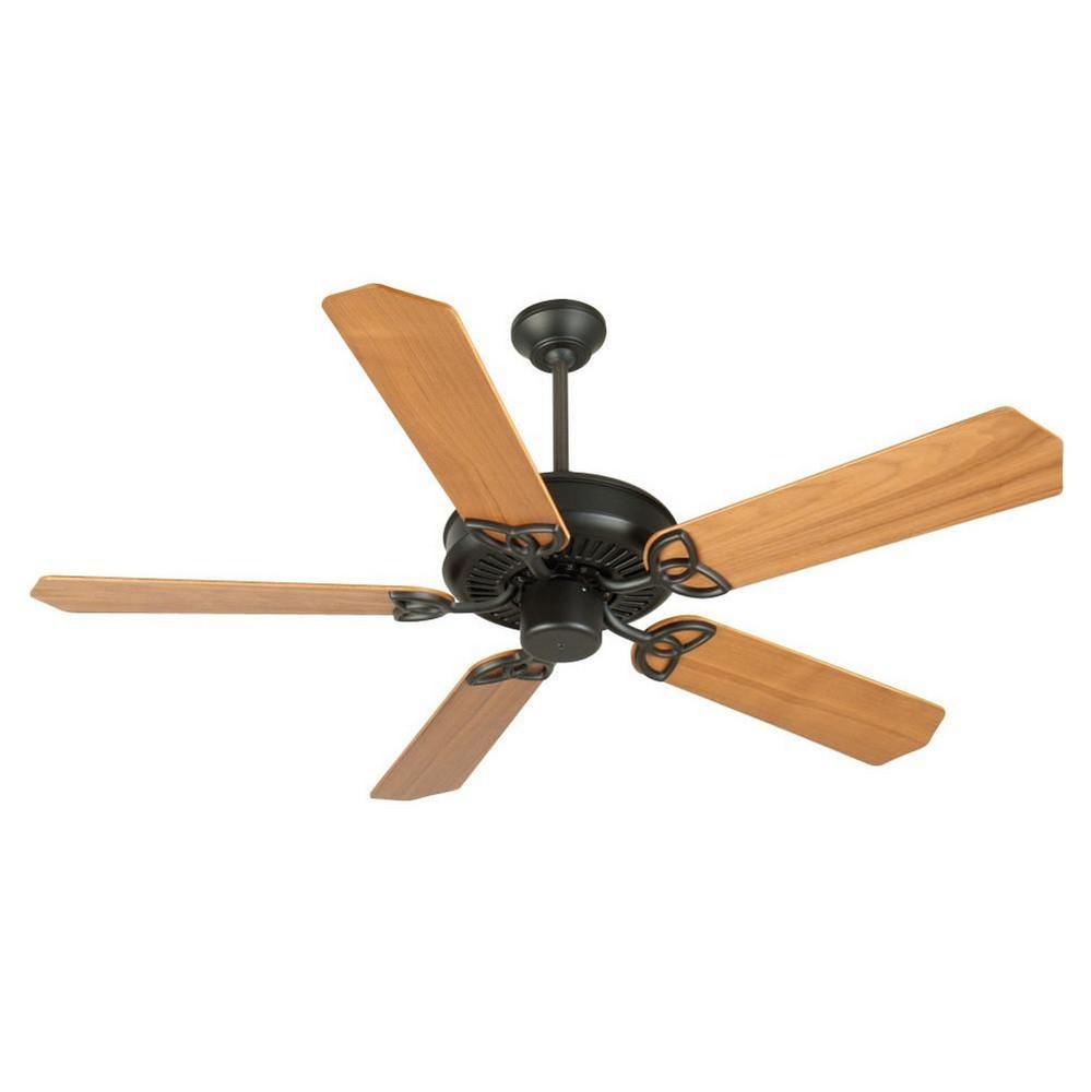 Craftmade Lighting-K10957-CXL Series - Ceiling Fan - 52 inches wide by 11.61 inches high   Flat Black Finish with Wood Walnut Blade Finish
