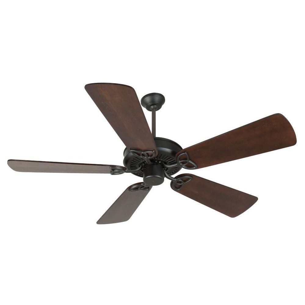 Craftmade Lighting-K10960-CXL Series - Ceiling Fan - 54 inches wide by 8.86 inches high   Flat Black Finish with Distressed Walnut Blade Finish