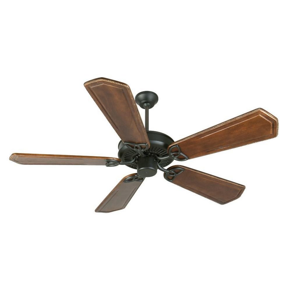 Craftmade Lighting-K10964-CXL Series - Ceiling Fan - 56 inches wide by 8.66 inches high   Flat Black Finish with Ophelia Walnut/Vintage Madera Blade Finish