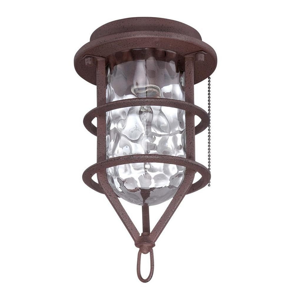 Craftmade Lighting-OLK200-BR-LED-Accessory - One Light Outdoor Bowl Kit in Transitional Style - 6.3 inches wide by 10.47 inches high   Brown Finish with Clear Water Glass