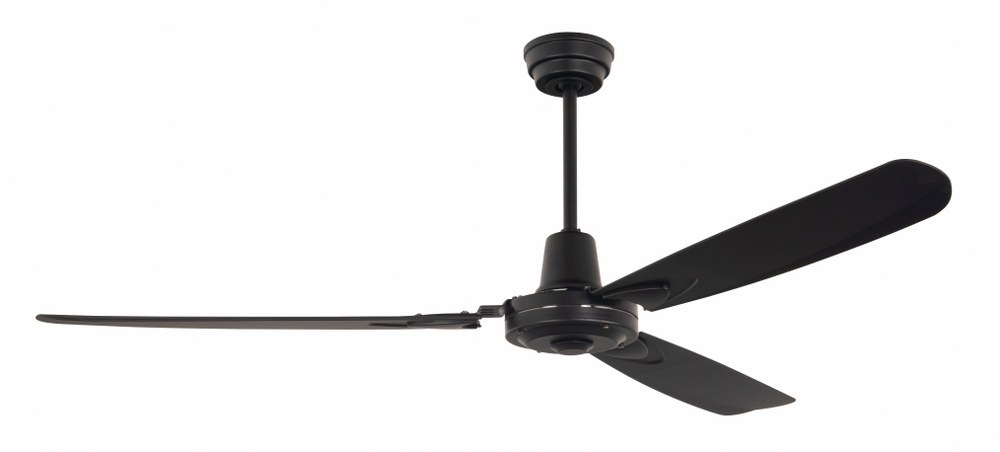 Craftmade Lighting-VE58FB3-Velocity - Ceiling Fan - 58 inches wide by 21.25 inches high   Flat Black Finish with Flat Black Blade Finish