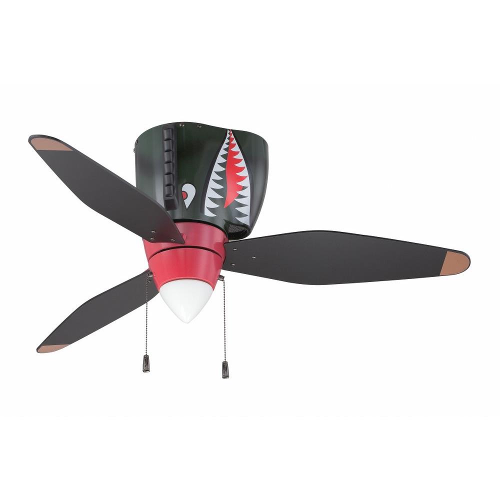 Craftmade Lighting Wb34 Warplanes 48 Inch Ceiling Fan With Light Kit