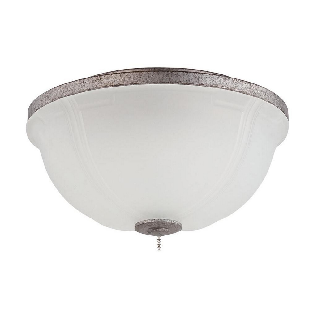 Craftmade Lighting-WXLLK-AG-LED-Accessory - 13W 1 LED Bowl Light Kit in Traditional Style - 7.6 inches wide by 3.7 inches high   Aged Bronze Textured Finish with White Frost Glass