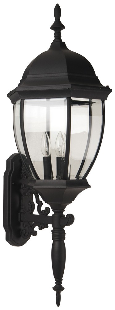 Craftmade Lighting-Z580-TB-Cast Aluminum Three Light Wall Sconce in Contractor Style - 12.8 inches wide by 35.75 inches high   Cast Aluminum Three Light Wall Sconce in Contractor Style - 12.8 inches wide by 35.75 inches high