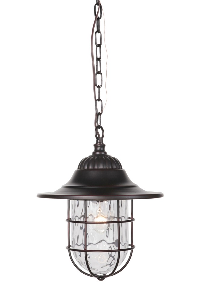 Craftmade Lighting-Z5821-OBG-Fairmount - 1 Light Large Outdoor Pendant In Traditional Style-14.13 Inches Tall and 11.5 Inches Wide   Fairmount - 1 Light Large Outdoor Pendant In Traditional Style-14.1