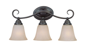 Craftmade Lighting-25003-OLB-Cordova 3 Light Light Vanity - 21 inches wide by 11 inches high   Cordova 3 Light Light Vanity - 21 inches wide by 11 inches high