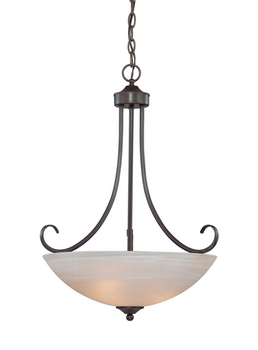 Craftmade Lighting-25323-OLB-Raleigh - Three Light Inverted Pendant - 20 inches wide by 27 inches high   Raleigh - Three Light Inverted Pendant - 20 inches wide by 27 inches high