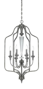 Craftmade Lighting-26736-MBS-Boulevard - Six Light Chandelier - 21 inches wide by 39 inches high   Boulevard - Six Light Chandelier - 21 inches wide by 39 inches high