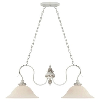 Craftmade Lighting-27332-ATL-Zoe - Two Light Island - 36 inches wide by 13.5 inches high   Two Light Island