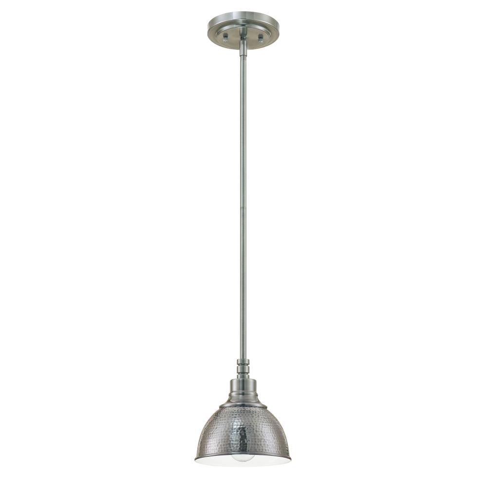 Craftmade Lighting-35991-AN-Timarron - One Light Mini-Pendant   Antique Nickel Finish