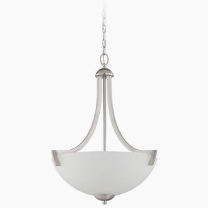 Craftmade Lighting-37743-SN-Almeda - Three Light Inverted Pendant - 20.4 inches wide by 26 inches high   Almeda - Three Light Inverted Pendant - 20.4 inches wide by 26 inches high