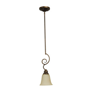 Craftmade Lighting-7106BNK1-Cecilia - One Light Mini-Pendant - 6 inches wide by 24 inches high   Cecilia - One Light Mini-Pendant - 6 inches wide by 24 inches high