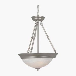 Craftmade Lighting-X225-BN-Three Light 3-Arm Pendant - 15 inches wide by 19 inches high   Three Light 3-Arm Pendant - 15 inches wide by 19 inches high