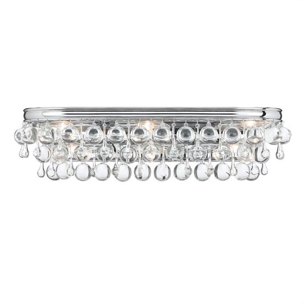 1626723 Crystorama Lighting-133-CH-Calypso - Six Light Bat sku 1626723