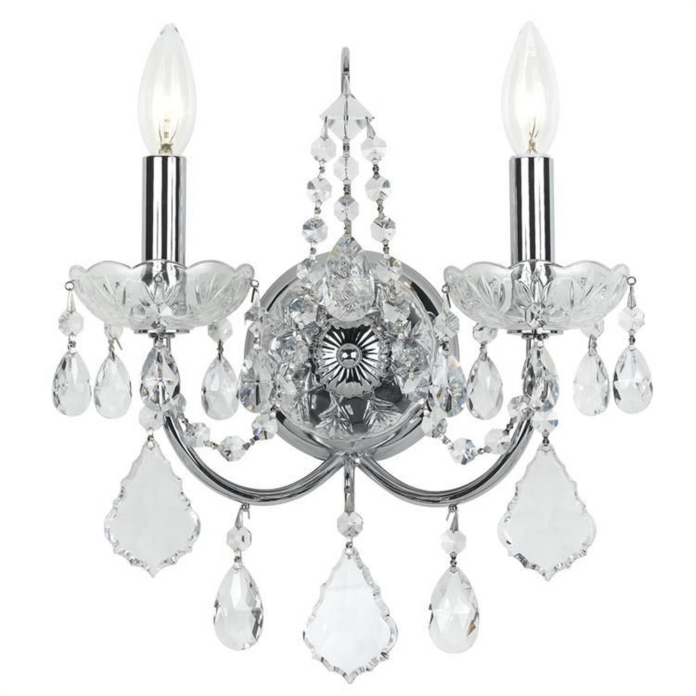 4421886 Crystorama Lighting-3222-CH-CL-I-Imperial - 2 Ligh sku 4421886