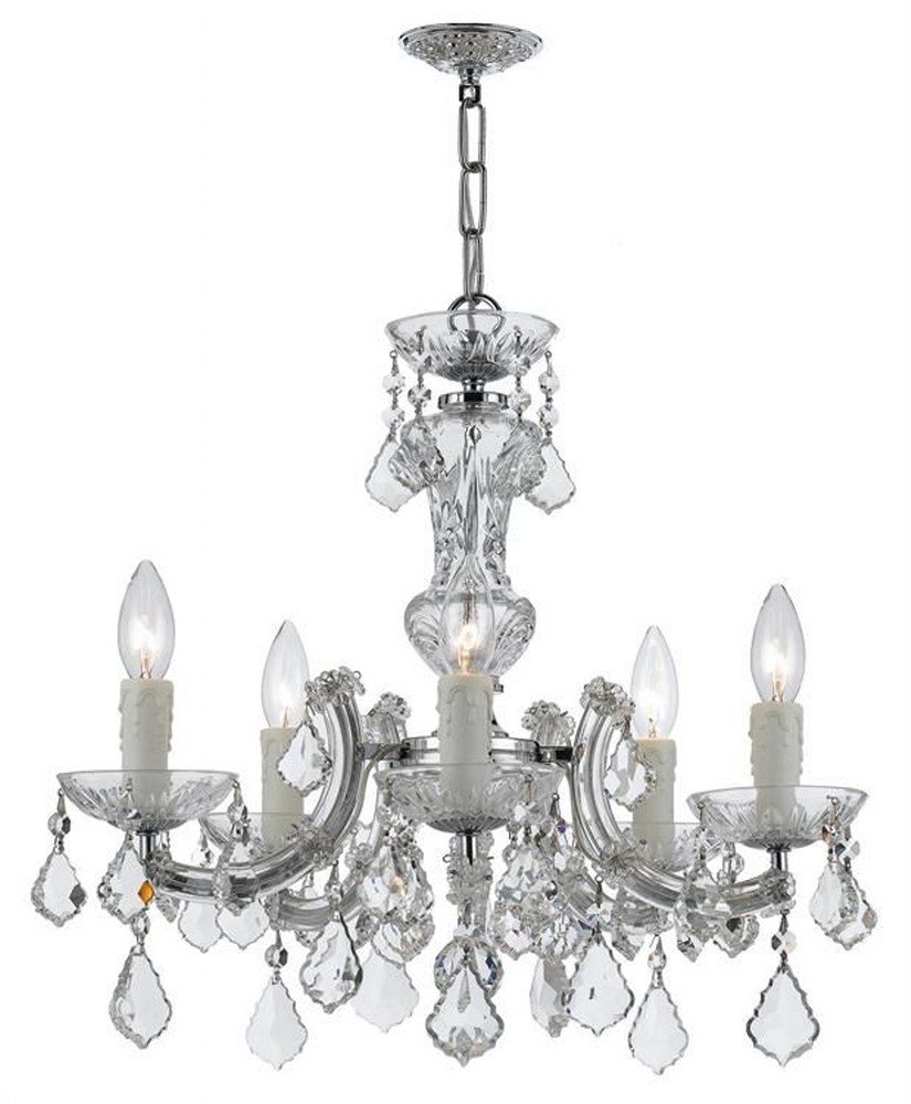 1626835 Crystorama Lighting-4376-CH-CL-MWP-Maria Theresa - sku 1626835